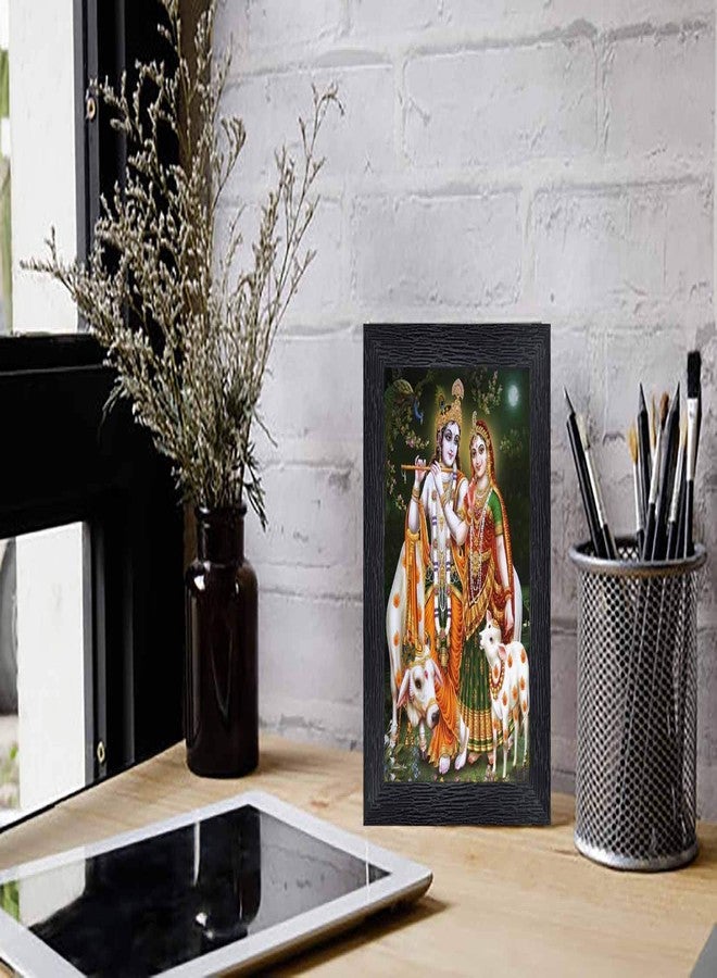pnf Poster And Frames Radha Krishna Religious Wooden Photo Frame With Acrylic Sheet | Living, Pooja Room | Home Decoration | Best Gifting Option (8x6inch) 20382 - Image 2